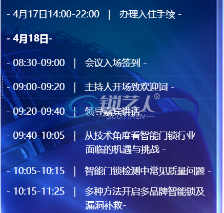 会议流程
